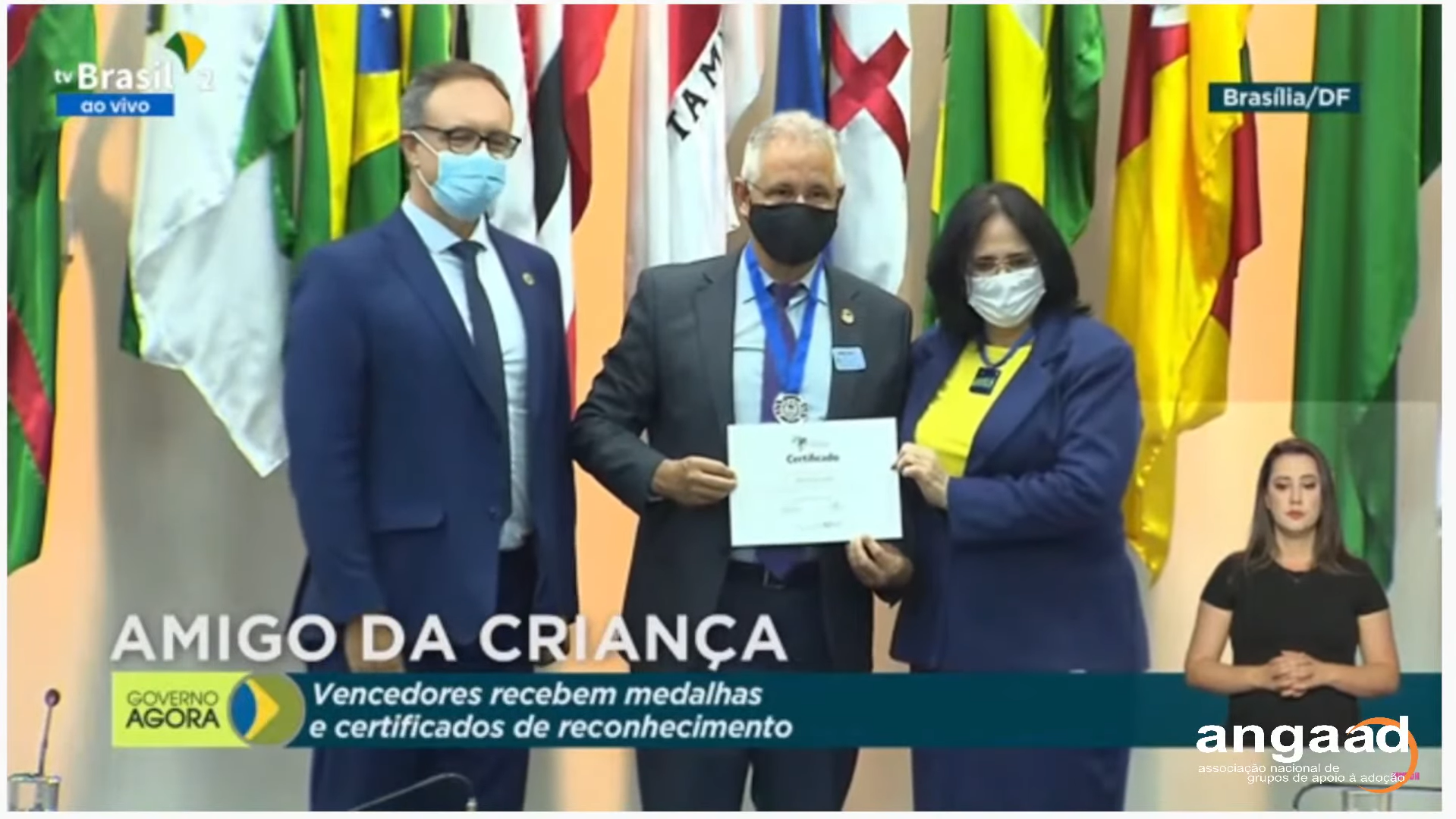 Em Brasília, Sergio Nogueira recebe Prêmio Brasil Amigo da Criança