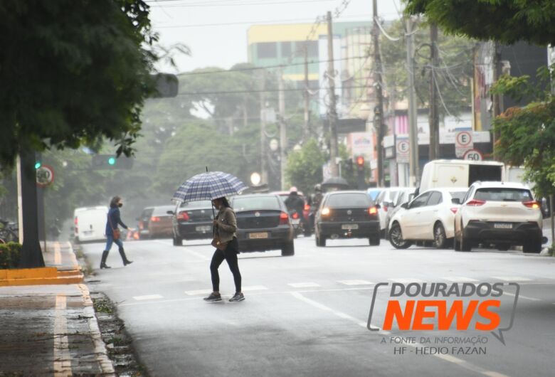 Dourados tem previsão de chuva nesta sexta e frio no final de semana