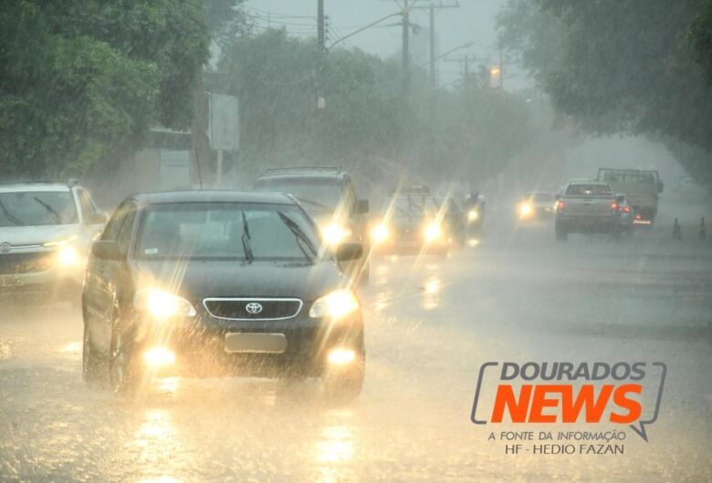 Previsão aponta semana chuvosa com queda de temperatura em Dourados