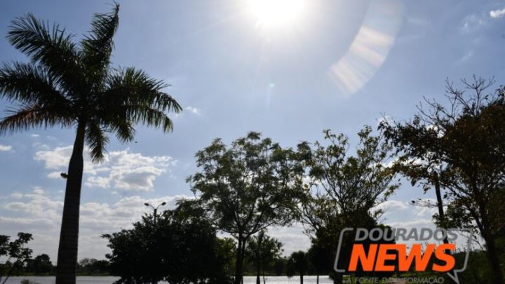 Calorão continua e pode ‘bater’ 35ºC no final de semana em Dourados