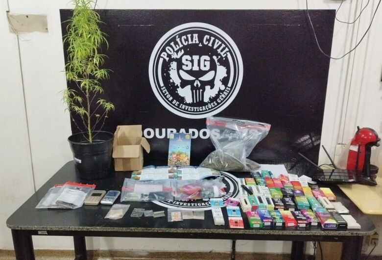 Polícia encontrou droga sintética, skunk e maconha com presos em Operação Delivery