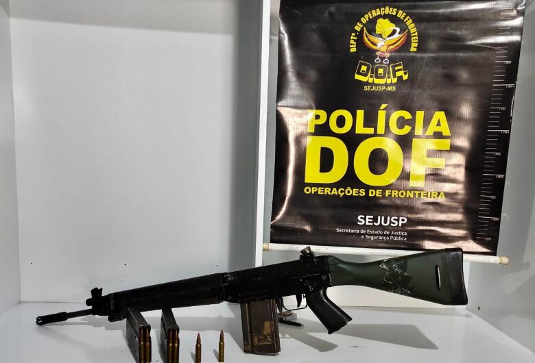 Ação que resultou em morte na fronteira teve fuzil usado no “Novo Cangaço” apreendido
