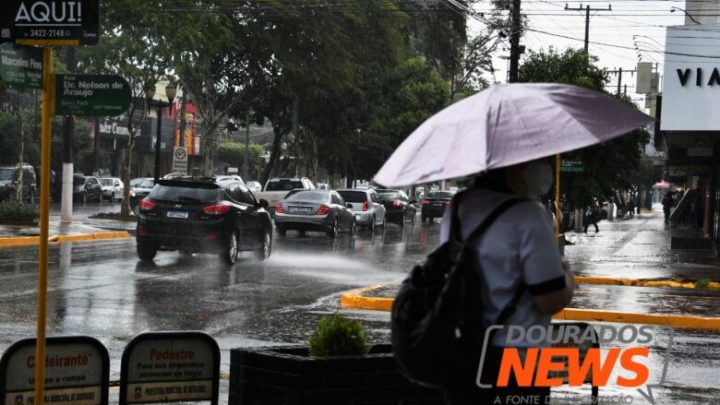 Final de semana deverá ser de chuva em Dourados