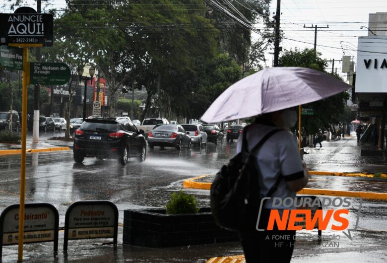 Final de semana deverá ser de chuva em Dourados