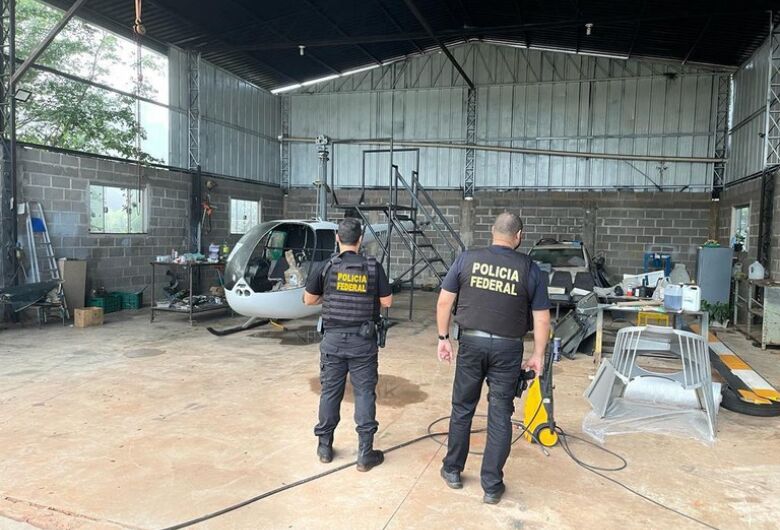 PF cumpre mandados em MS e visa quadrilha que usava helicópteros para o tráfico