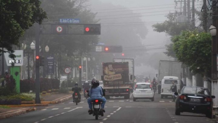 Dourados amanhece sob neblina e máxima não deve passar dos 27°C