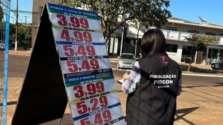 Pesquisa do Procon aponta queda tímida na gasolina e superior a 8% no diesel