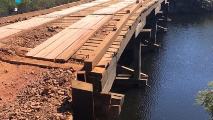 Governo interdita ponte de madeira para obras de manutenção
