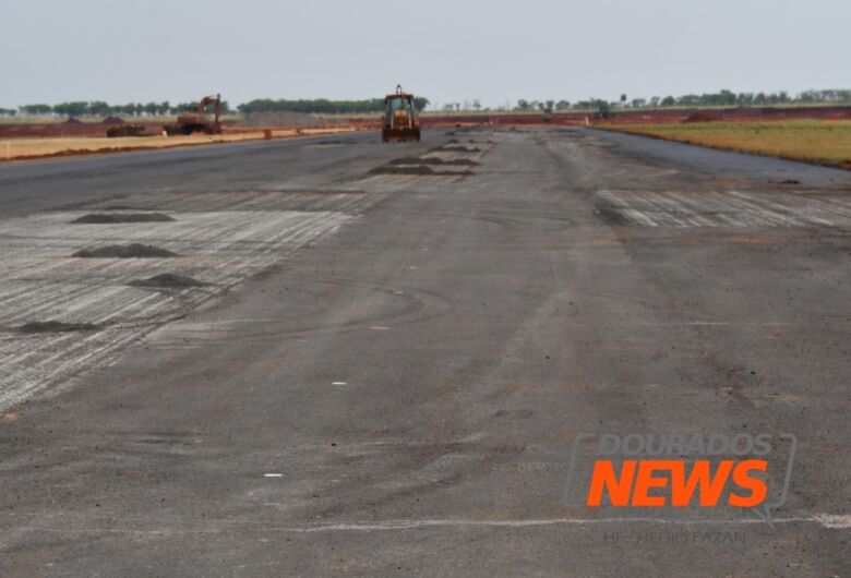 Faltando 15% para conclusão da pista, aeroporto deve operar apenas em 2024