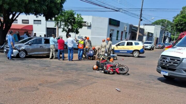 Idoso morre após se envolver em acidente de moto na região central de Dourados