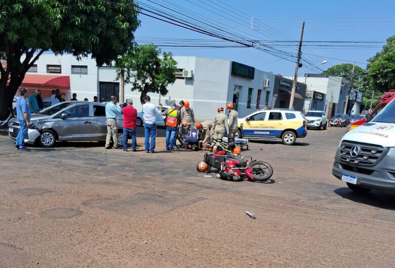 Idoso morre após se envolver em acidente de moto na região central de Dourados