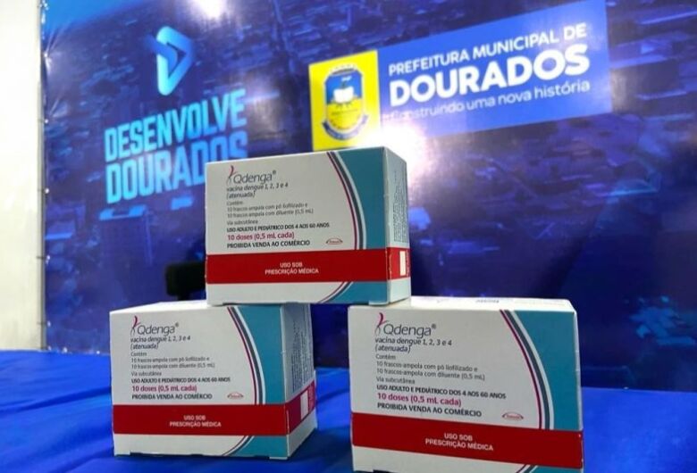 Vacinação contra a dengue começa na próxima semana em Dourados