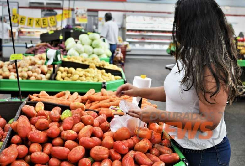 Preço da cesta básica tem leve queda em junho em Dourados