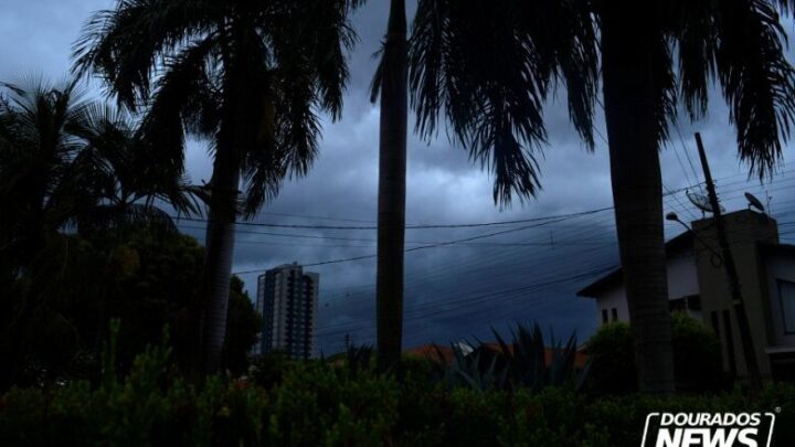 Dourados entra em alerta de chuvas intensas e temperatura pode chegar a 13ºC