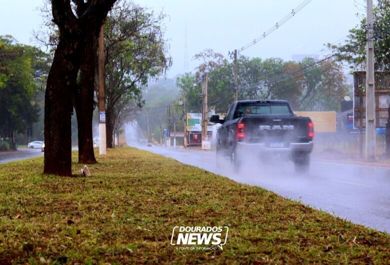 Alerta prevê chuvas intensas, ventos e granizo em Dourados e várias regiões de MS