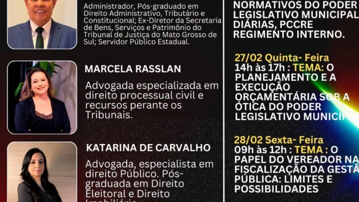 Seminário Estadual de Vereadores e Servidores Públicos